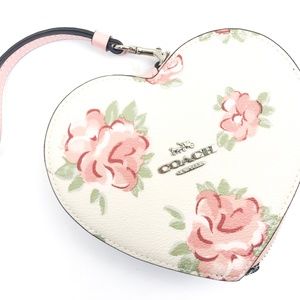♥️ RARE! COACH Heart Shape Floral Limited Edition!